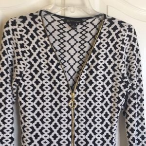 Black and white dress